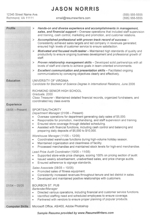 high school graduate resume free template